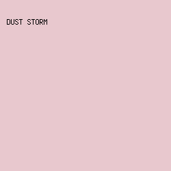 E8C8CE - Dust Storm color image preview