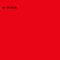 E90515 - KU Crimson color image preview
