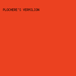 EB4120 - Plochere's Vermilion color image preview