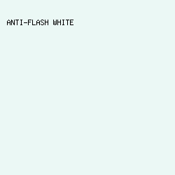 EBF8F5 - Anti-Flash White color image preview