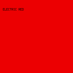 EC0002 - Electric Red color image preview