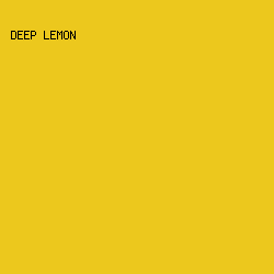 ECC81D - Deep Lemon color image preview