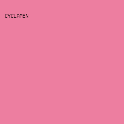 ED7EA0 - Cyclamen color image preview