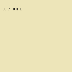 EDE5B9 - Dutch White color image preview