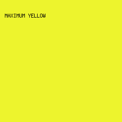 EDF42D - Maximum Yellow color image preview