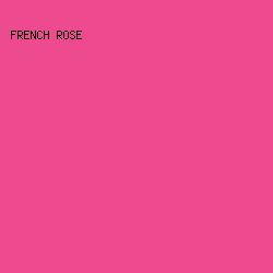 EE4A90 - French Rose color image preview
