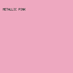 EEA8C0 - Metallic Pink color image preview