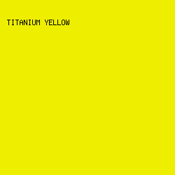 EEEE01 - Titanium Yellow color image preview
