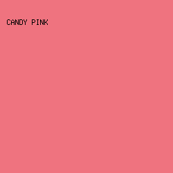 EF737F - Candy Pink color image preview