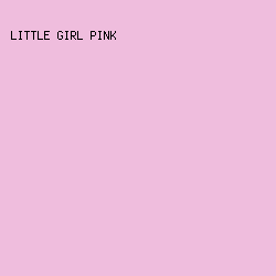 EFBDDD - Little Girl Pink color image preview