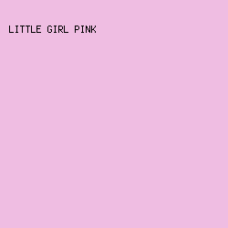 EFBDE2 - Little Girl Pink color image preview