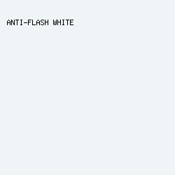 EFF4F6 - Anti-Flash White color image preview