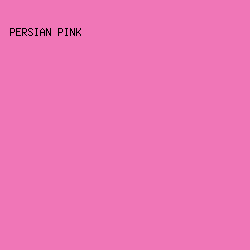 F076B7 - Persian Pink color image preview
