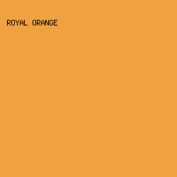 F0A140 - Royal Orange color image preview
