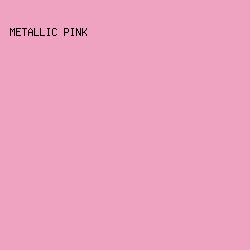 F0A3C1 - Metallic Pink color image preview