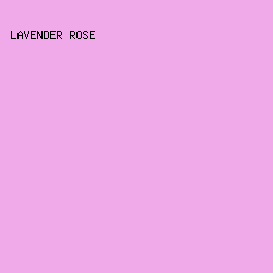 F0AAEA - Lavender Rose color image preview