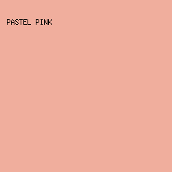 F0AE9D - Pastel Pink color image preview