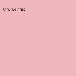 F0B6BE - Spanish Pink color image preview