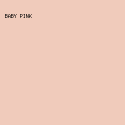 F0CBBB - Baby Pink color image preview