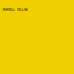 F0CE00 - Munsell Yellow color image preview
