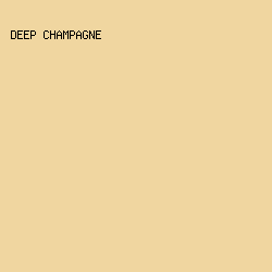 F0D6A0 - Deep Champagne color image preview