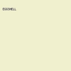 F0EFCE - Eggshell color image preview