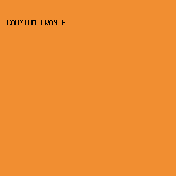 F18E31 - Cadmium Orange color image preview