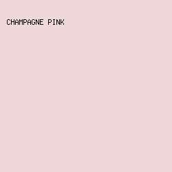 F1D8D8 - Champagne Pink color image preview