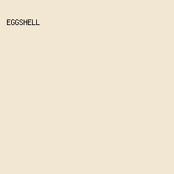 F1E7D3 - Eggshell color image preview
