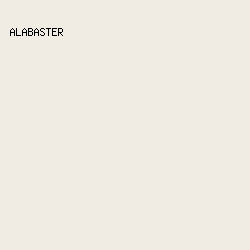 F1ECE3 - Alabaster color image preview