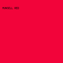 F2043A - Munsell Red color image preview