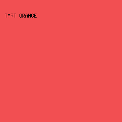 F24F52 - Tart Orange color image preview