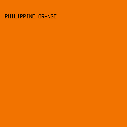 F27300 - Philippine Orange color image preview