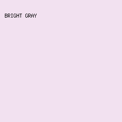 F2E1F0 - Bright Gray color image preview