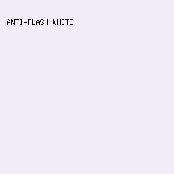 F2ECF8 - Anti-Flash White color image preview