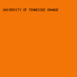 F37407 - University Of Tennessee Orange color image preview