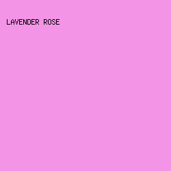 F394E6 - Lavender Rose color image preview