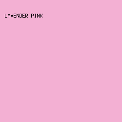 F3B0D3 - Lavender Pink color image preview