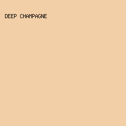 F3CFA7 - Deep Champagne color image preview