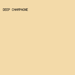 F3DAA9 - Deep Champagne color image preview
