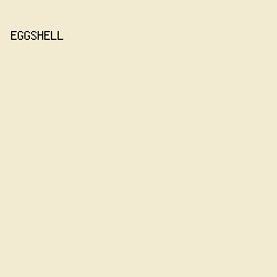 F3EBD1 - Eggshell color image preview