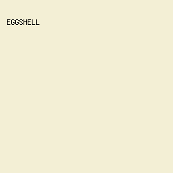 F3EFD5 - Eggshell color image preview