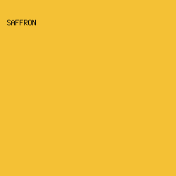 F4C135 - Saffron color image preview