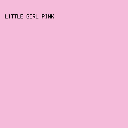 F5BBDA - Little Girl Pink color image preview