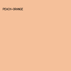 F5C09A - Peach-Orange color image preview