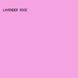 F6A3E2 - Lavender Rose color image preview