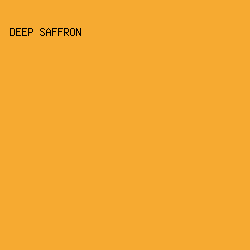 F6AA31 - Deep Saffron color image preview