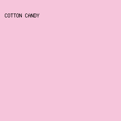 F6C5DB - Cotton Candy color image preview