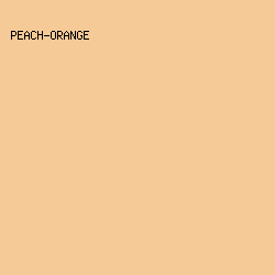 F6CA97 - Peach-Orange color image preview