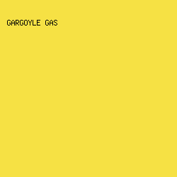 F6E144 - Gargoyle Gas color image preview